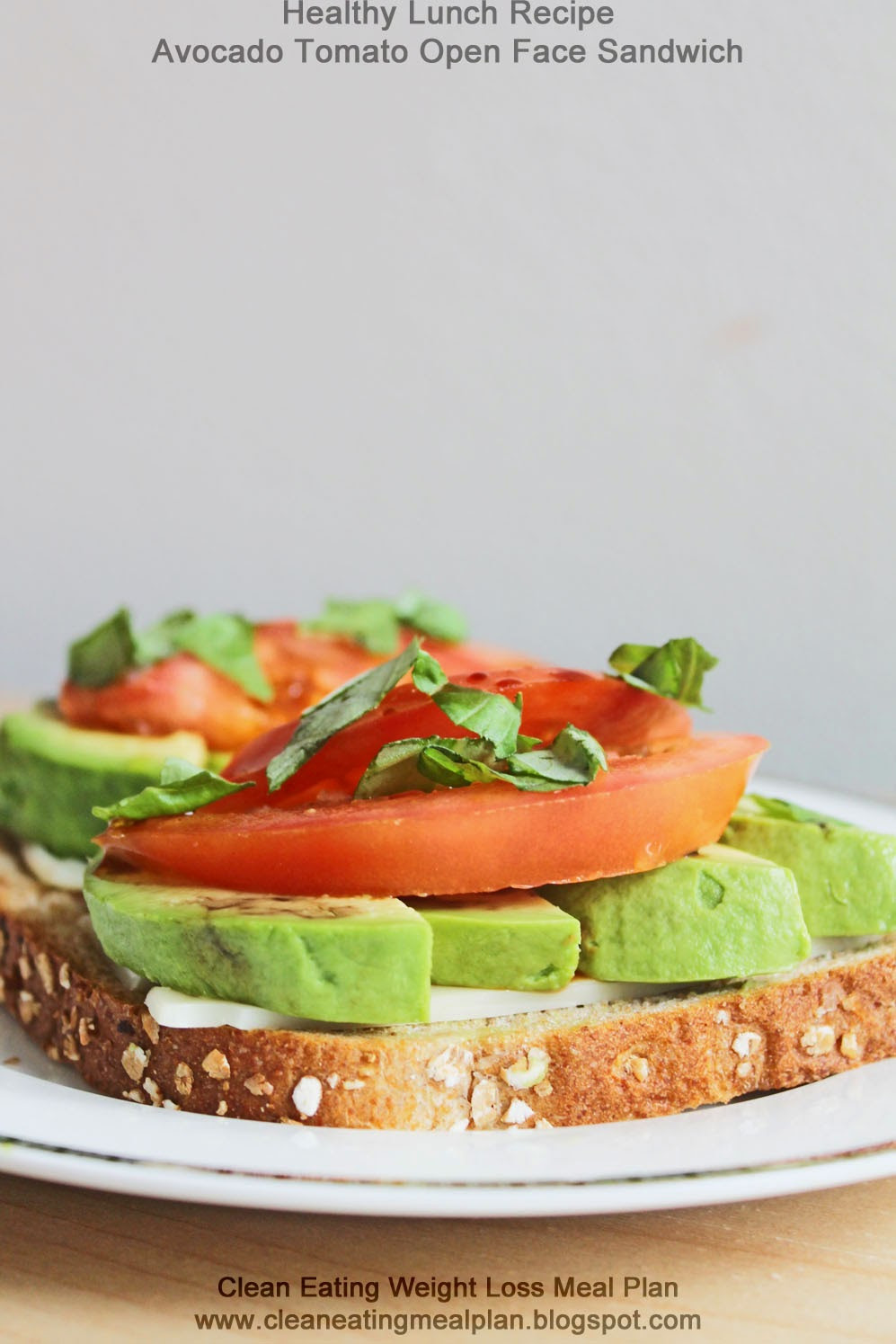 Healthy Sandwich Recipes For Weight Loss
 Healthy Lunch Recipe Avocado Tomato Open Face Sandwich