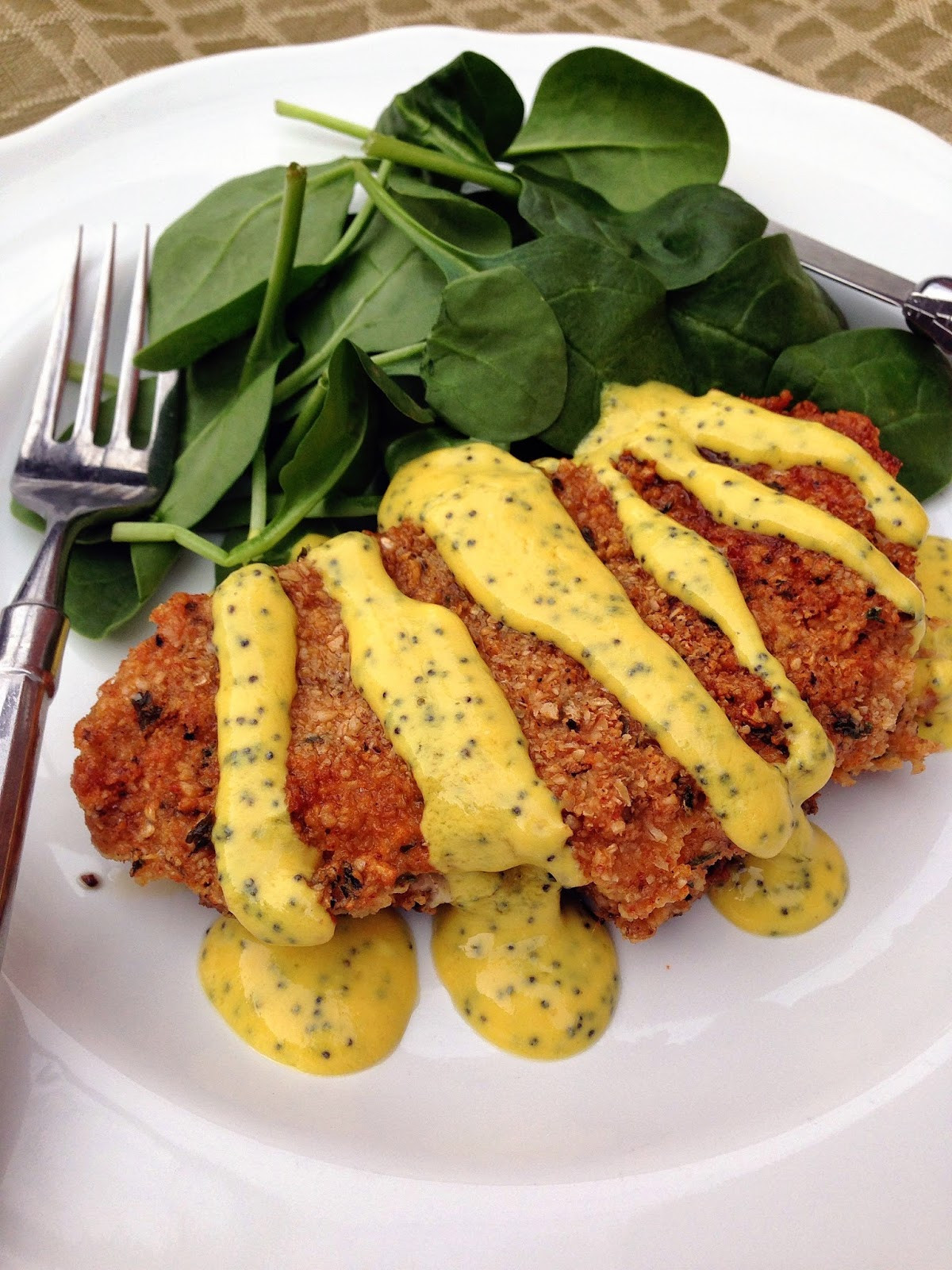 Healthy Sauces For Chicken
 taylor made healthy pan "fried" chicken with poppyseed