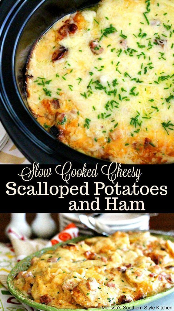 Healthy Scalloped Potatoes And Ham
 4241 best Slow Cooker Favorites images on Pinterest