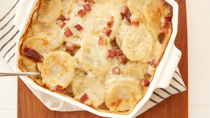 Healthy Scalloped Potatoes And Ham
 Ham and Scalloped Potatoes Recipe BettyCrocker