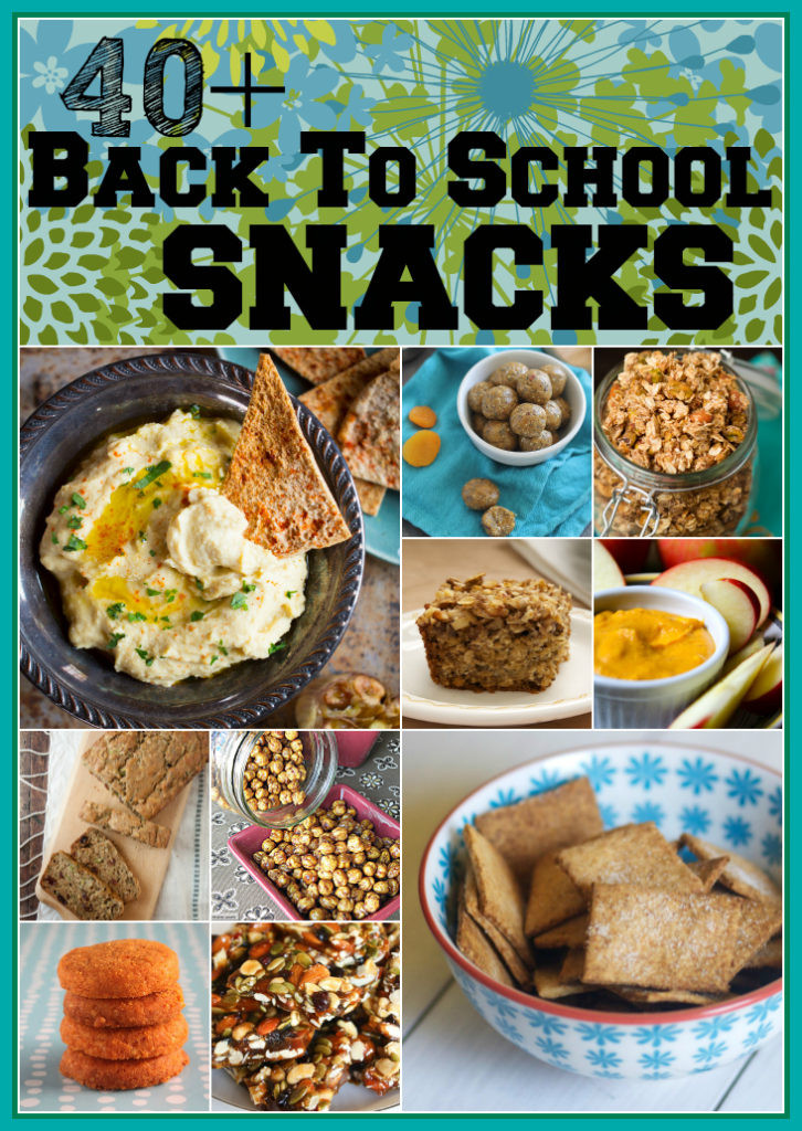 Healthy School Snacks
 back to school snacks Healthy Seasonal Recipes