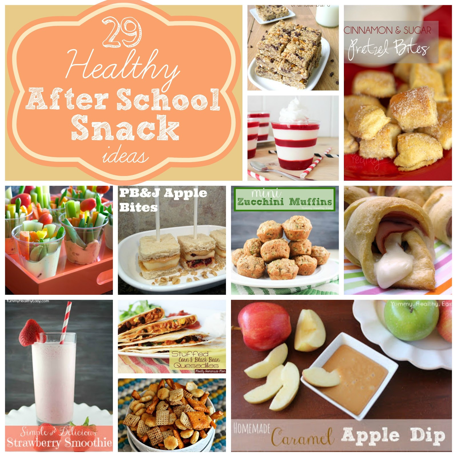 Healthy School Snacks
 29 Healthy After School Snack Ideas Yummy Healthy Easy