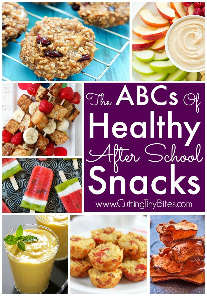 Healthy School Snacks
 The ABCs of Healthy After School Snacks