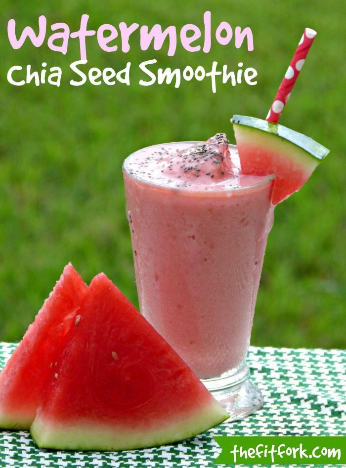 Healthy Seeds For Smoothies
 1000 ideas about Watermelon Smoothies on Pinterest