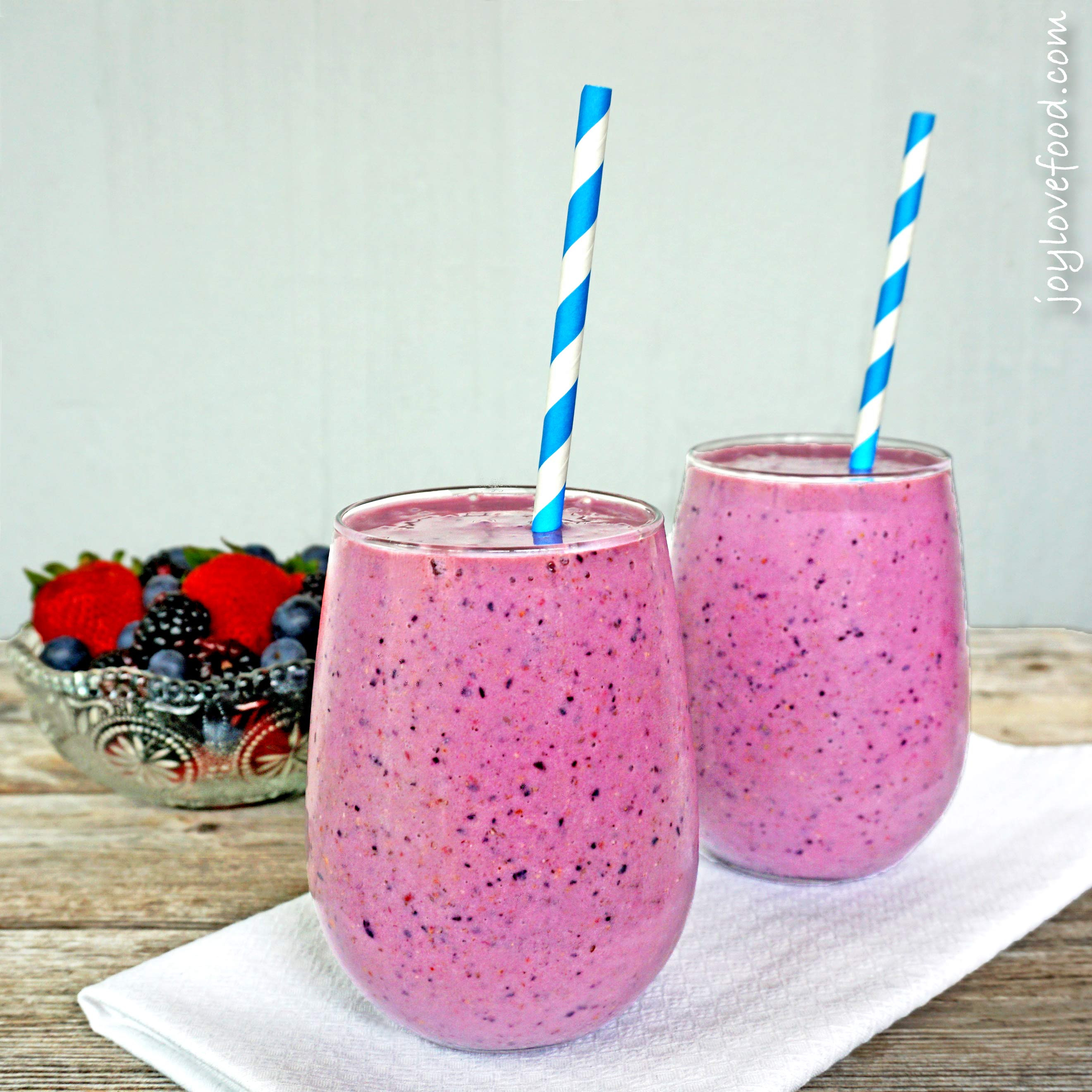 Healthy Seeds For Smoothies
 Mixed Berry Banana Chia Seed Smoothies Joy Love Food