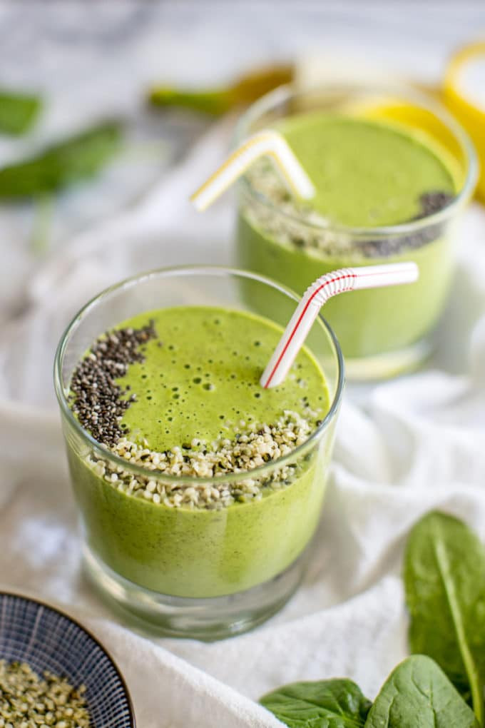 Healthy Shakes And Smoothies
 Green Vegan Protein Smoothie Recipe