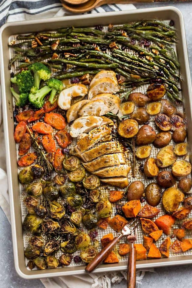 Healthy Sheet Pan Dinners
 Sheet Pan Turkey Dinner Healthy & Easy All in e Meal