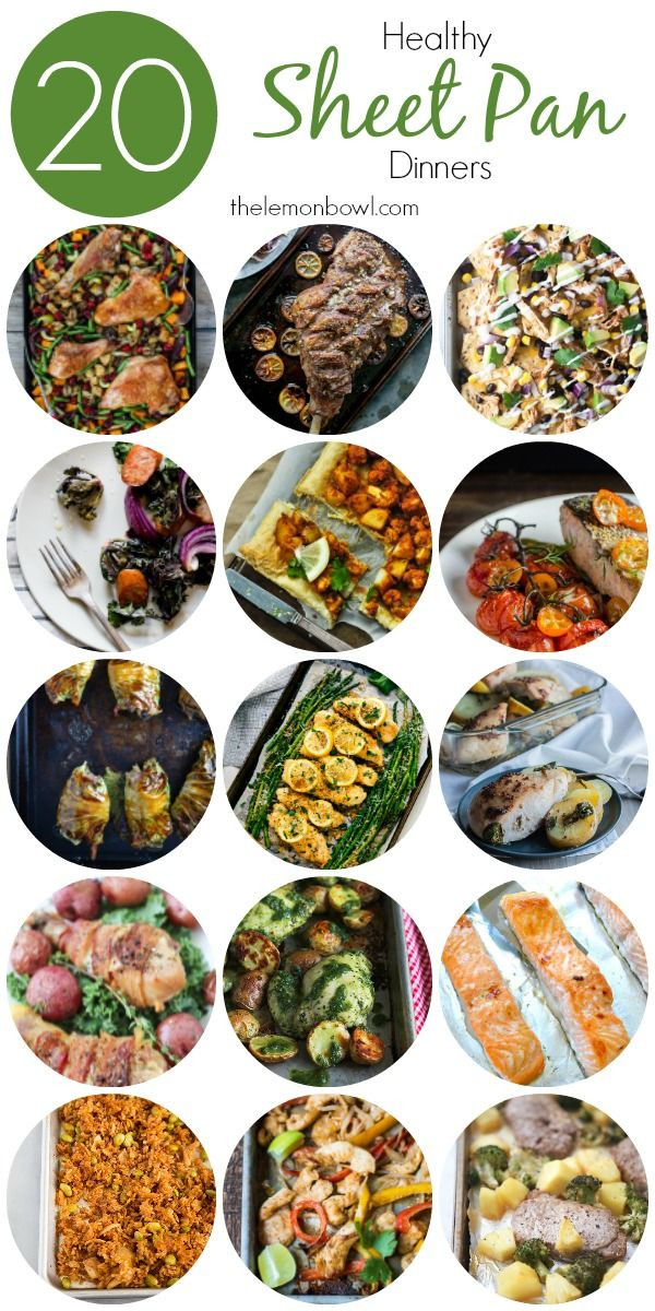 Healthy Sheet Pan Dinners
 20 Healthy Sheet Pan Dinners Recipes