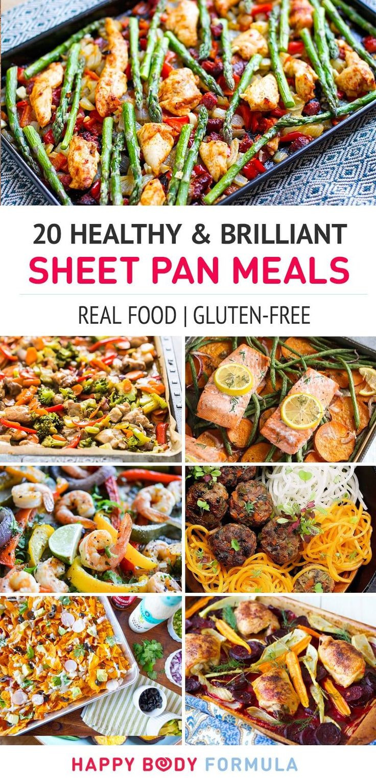 Healthy Sheet Pan Dinners
 20 Brilliant & Healthy Sheet Pan Meals Eats