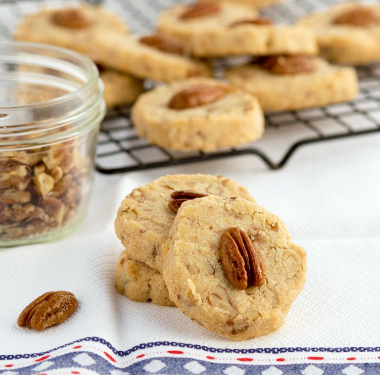 Healthy Shortbread Cookies
 Healthy Pecan San Shortbread Cookies fmd