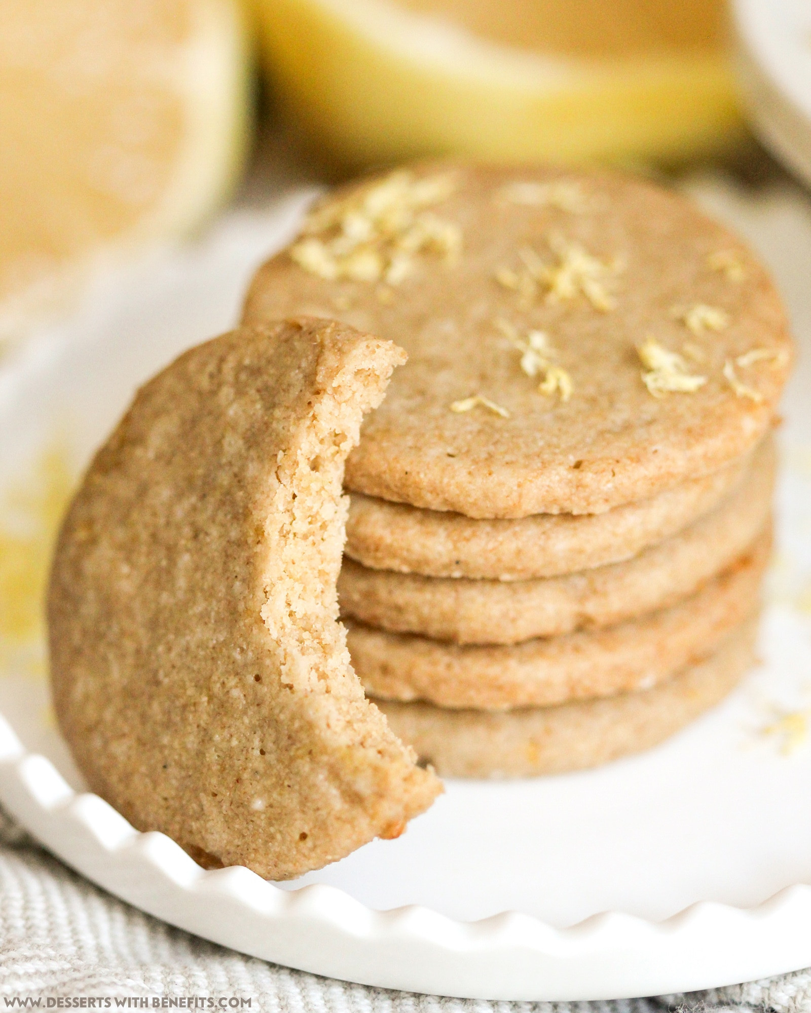 Healthy Shortbread Cookies
 Healthy Lemon Shortbread Cookies recipe sugar free