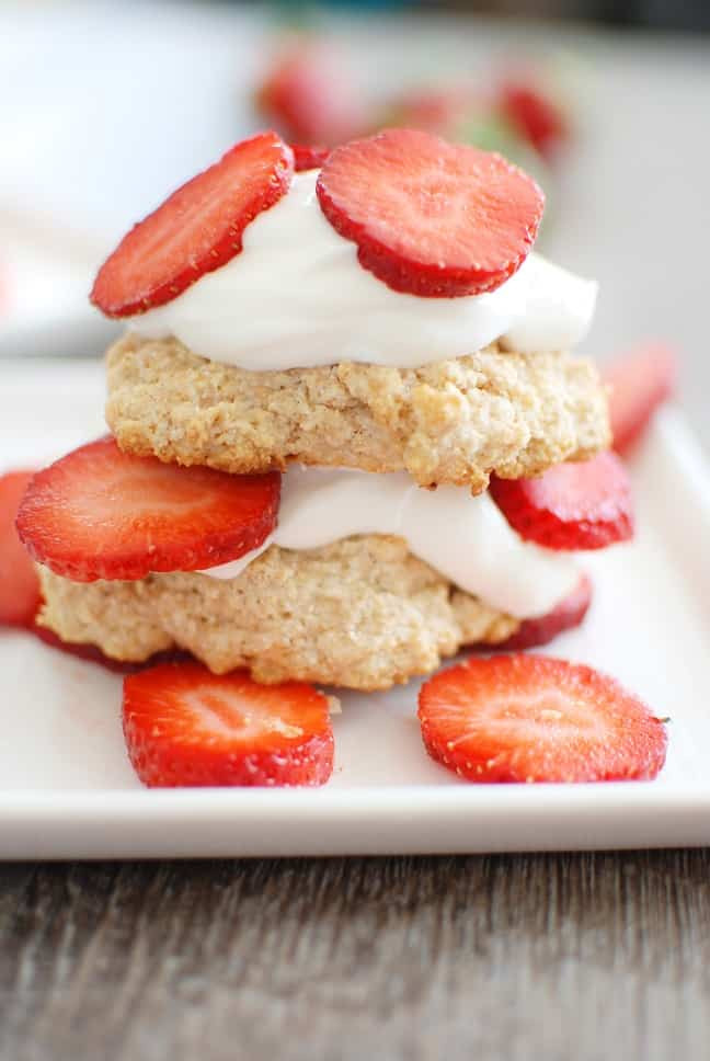 Healthy Shortcake Recipe
 Healthy Strawberry Shortcake Snacking in Sneakers