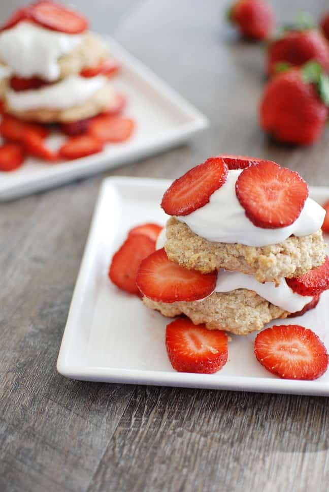 Healthy Shortcake Recipe
 Healthy Strawberry Shortcake Snacking in Sneakers