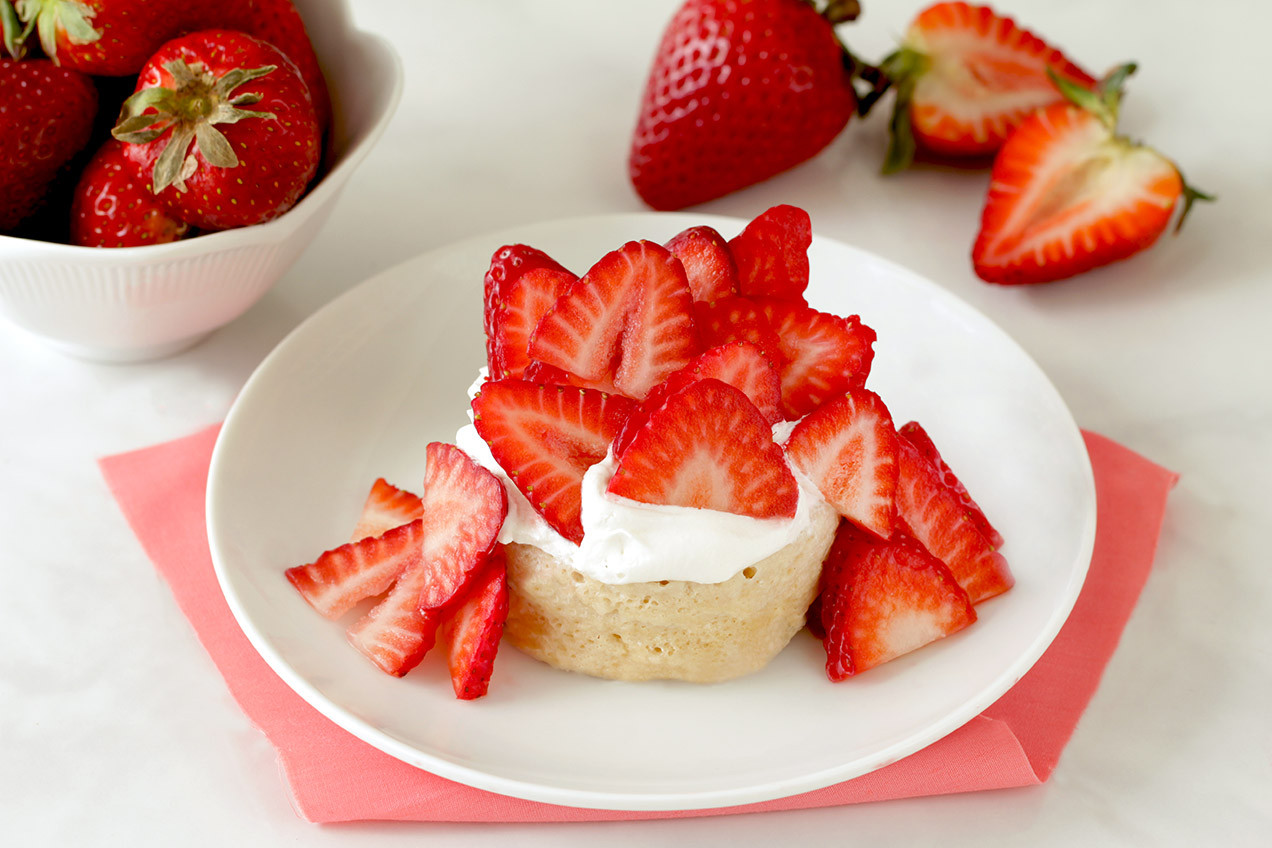 Healthy Shortcake Recipe
 Strawberry Shortcake in a Mug
