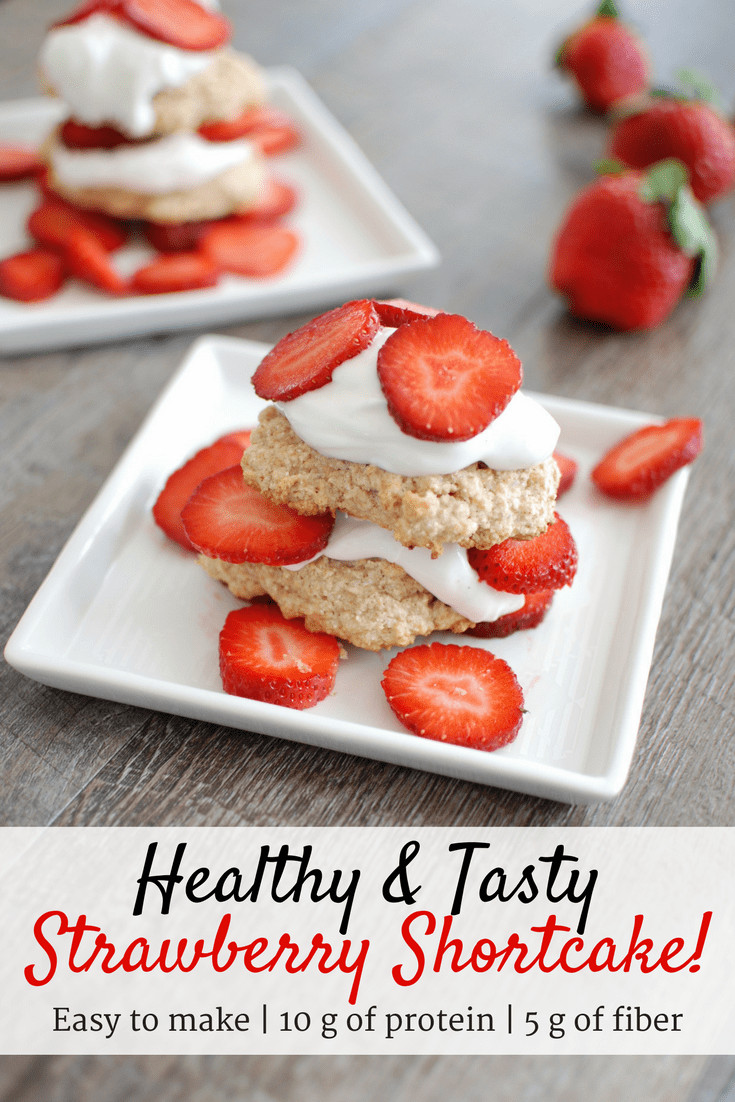 Healthy Shortcake Recipe
 Healthy Strawberry Shortcake Snacking in Sneakers