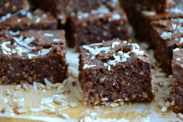 Healthy Shredded Coconut Recipes
 Nut Free Paleo Brownies with Ground Sunflower Seeds