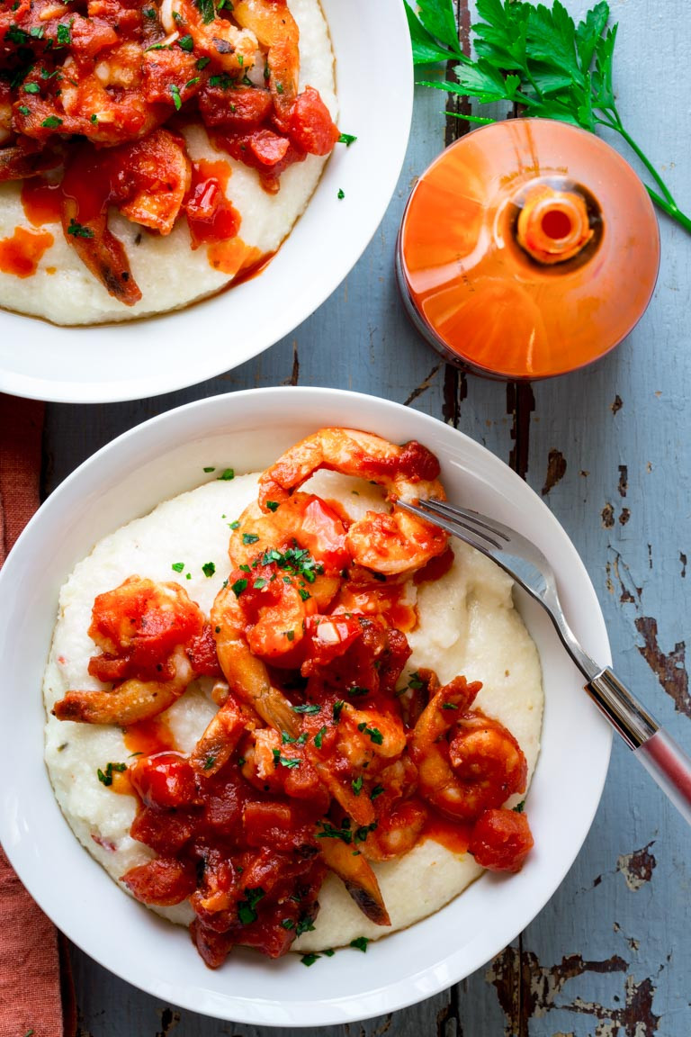 Healthy Shrimp And Grits Recipe
 spicy shrimp and cheese grits with tomato Healthy