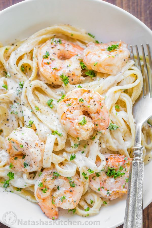 Healthy Shrimp And Pasta
 Creamy Shrimp Pasta Recipe VIDEO NatashasKitchen