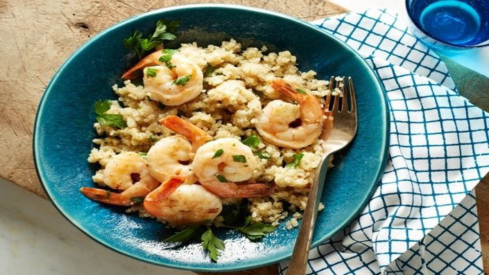 Healthy Shrimp And Quinoa Recipes
 Healthy Garlic Prawns and Quinoa Recipes