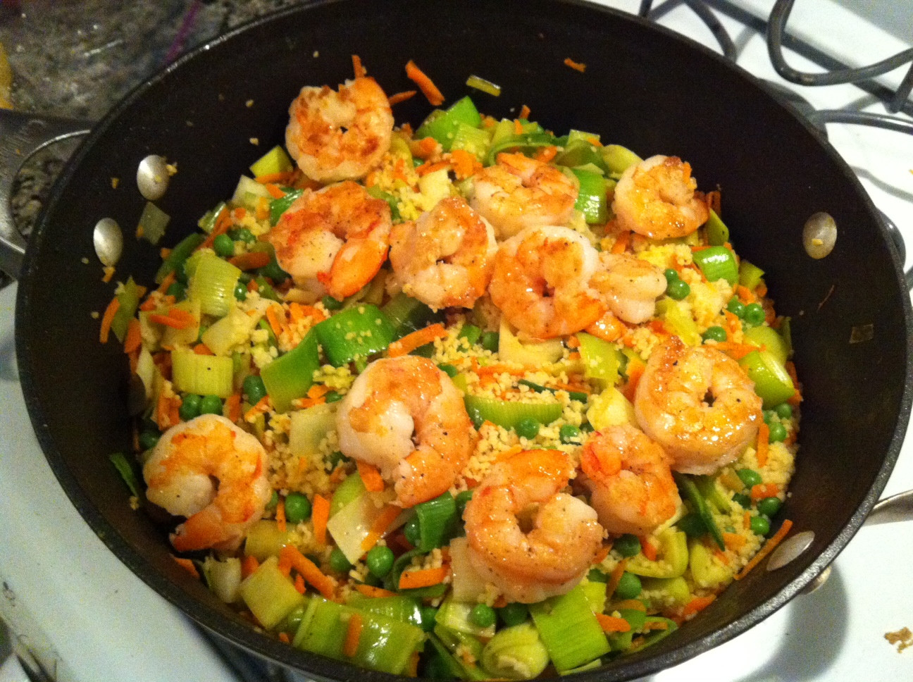 Healthy Shrimp Dinners
 Healthy weekday dinner Skillet Shrimp and Couscous