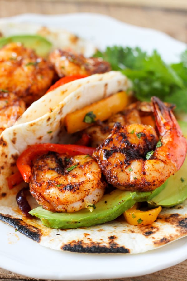 Healthy Shrimp Fajitas
 healthy shrimp fajitas