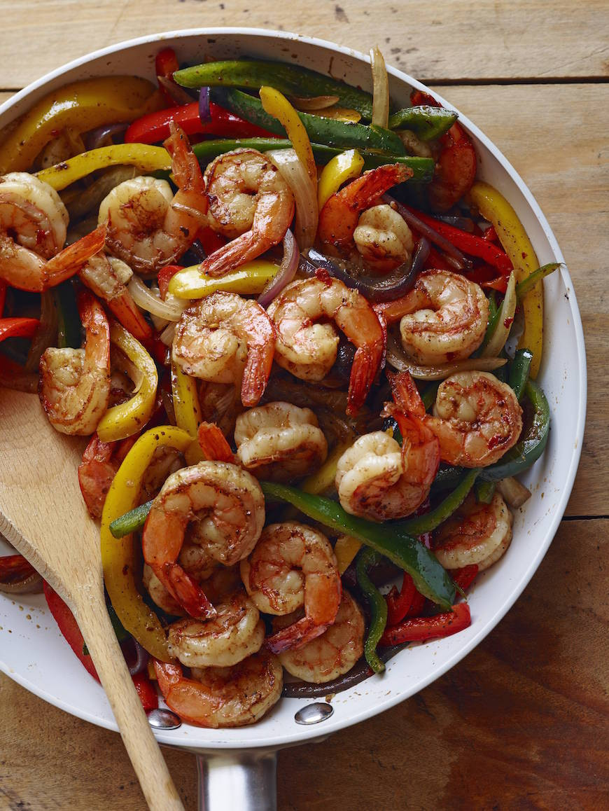 Healthy Shrimp Fajitas
 Shrimp Fajitas What s Gaby Cooking