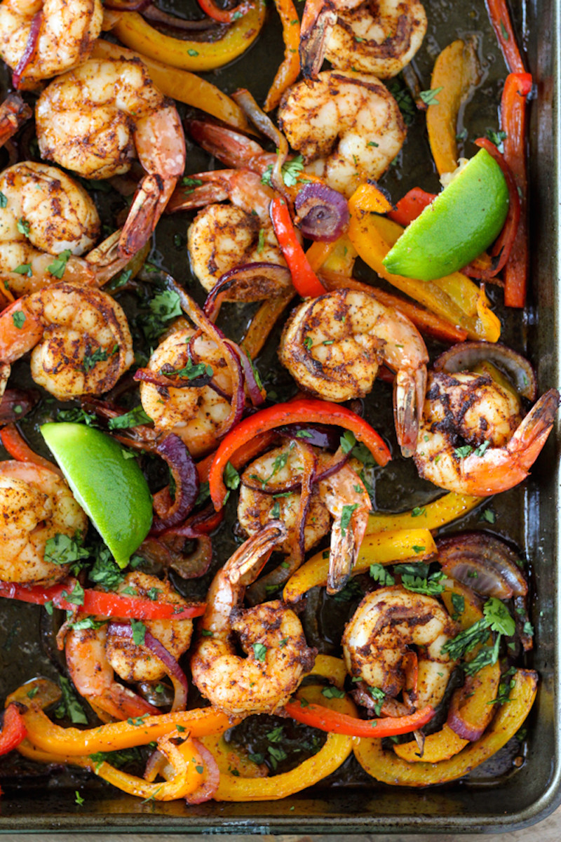 Healthy Shrimp Fajitas
 15 Healthy Dinner Ideas