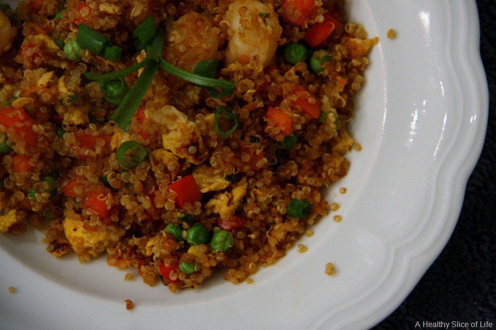 Healthy Shrimp Fried Rice
 Shrimp Fried Quinoa