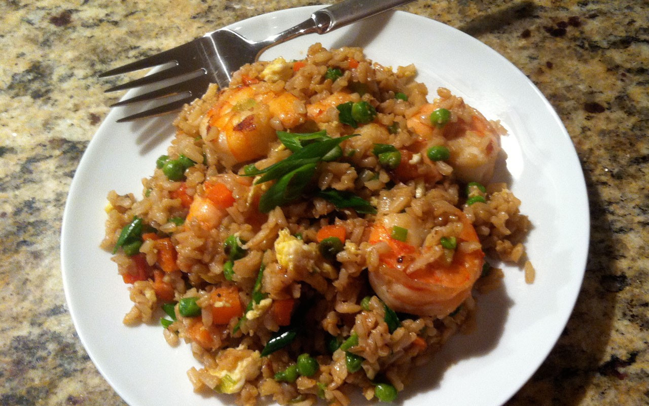 Healthy Shrimp Fried Rice
 [RECIPE] Shrimp Fried Brown Rice EBONY