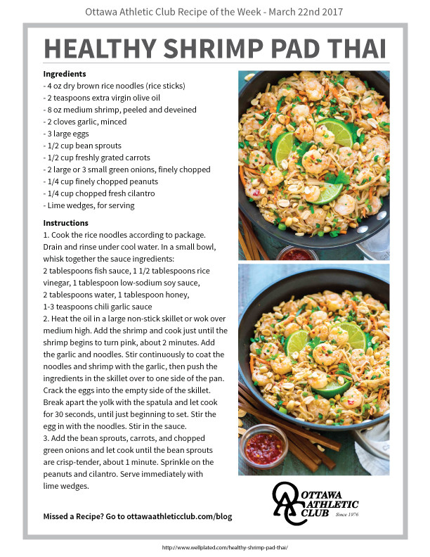 Healthy Shrimp Pad Thai Recipe
 Healthy Shrimp Pad Thai OAC