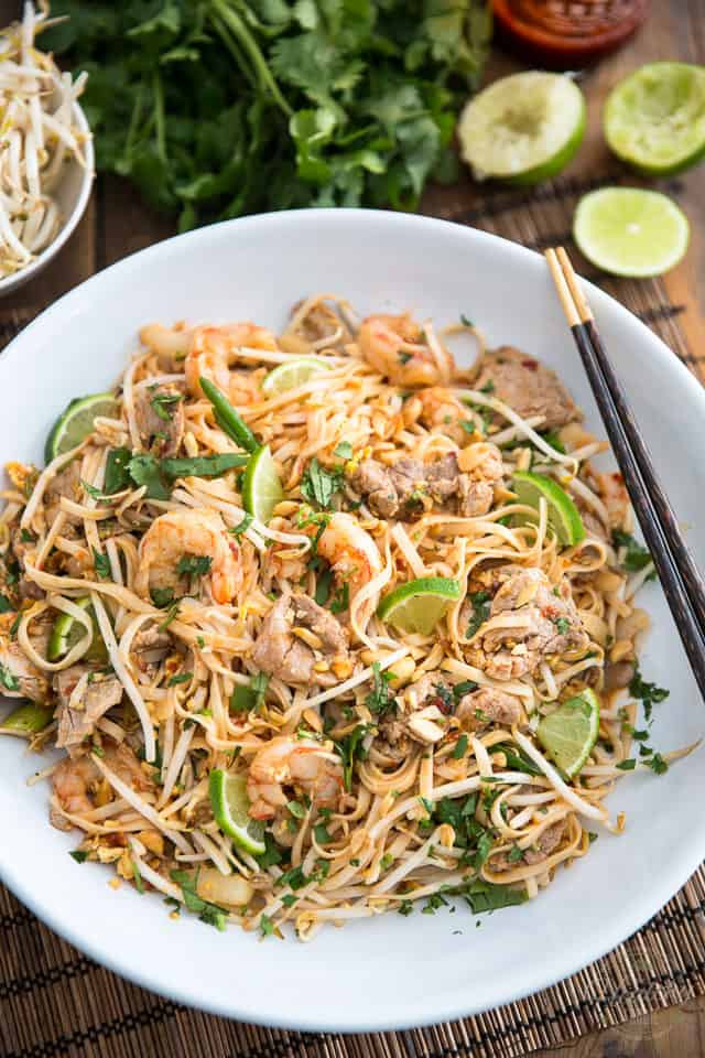 Healthy Shrimp Pad Thai Recipe
 Pork and Shrimp Pad Thai • The Healthy Foo