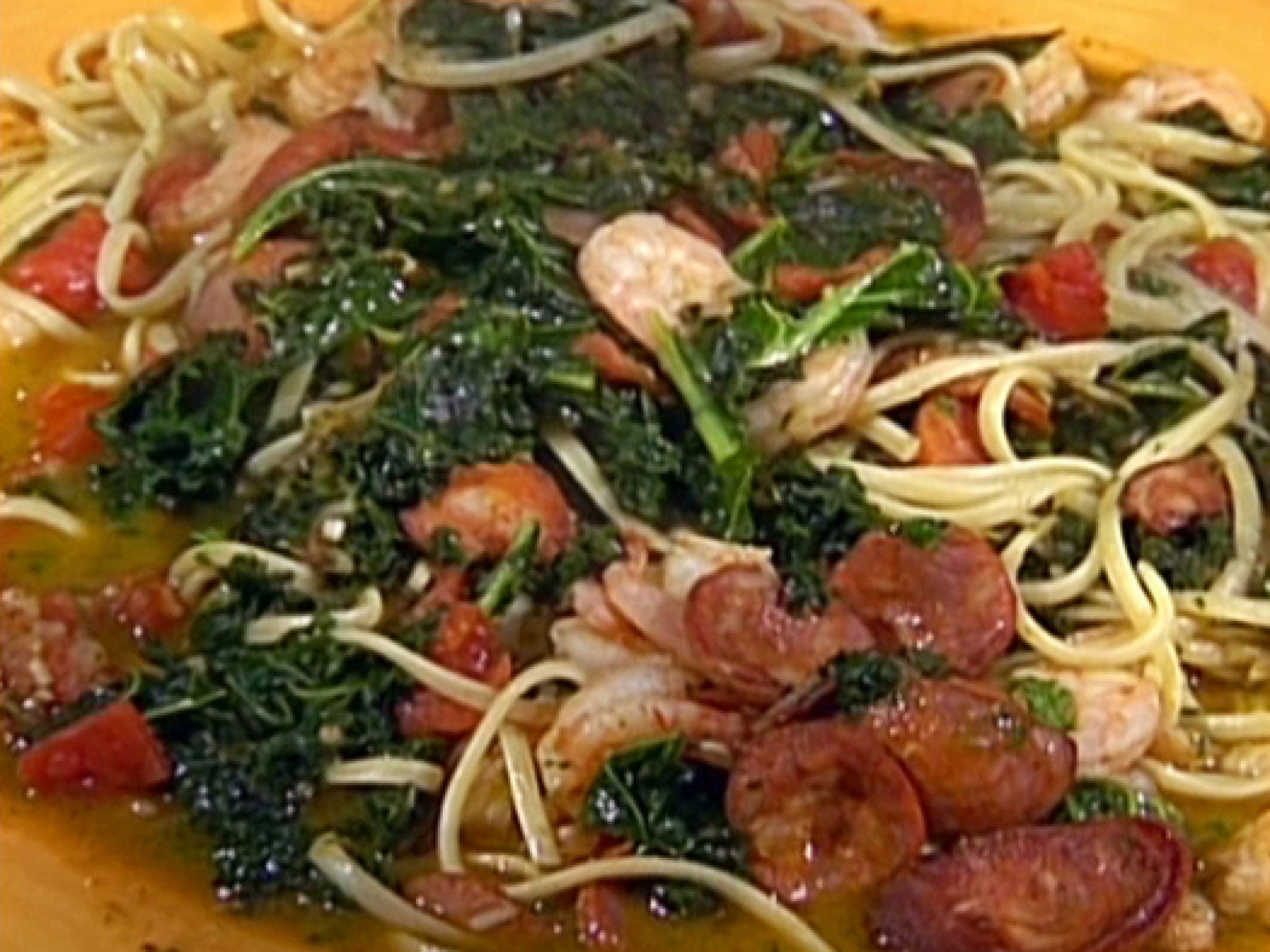 Healthy Shrimp Pasta Recipes Food Network
 Emeril s Portuguese Shrimp and Pasta recipe from Emeril