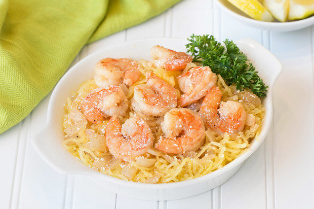 Healthy Shrimp Pasta Recipes Weight Watchers
 Healthy Spaghetti Squash Shrimp Scampi Recipe
