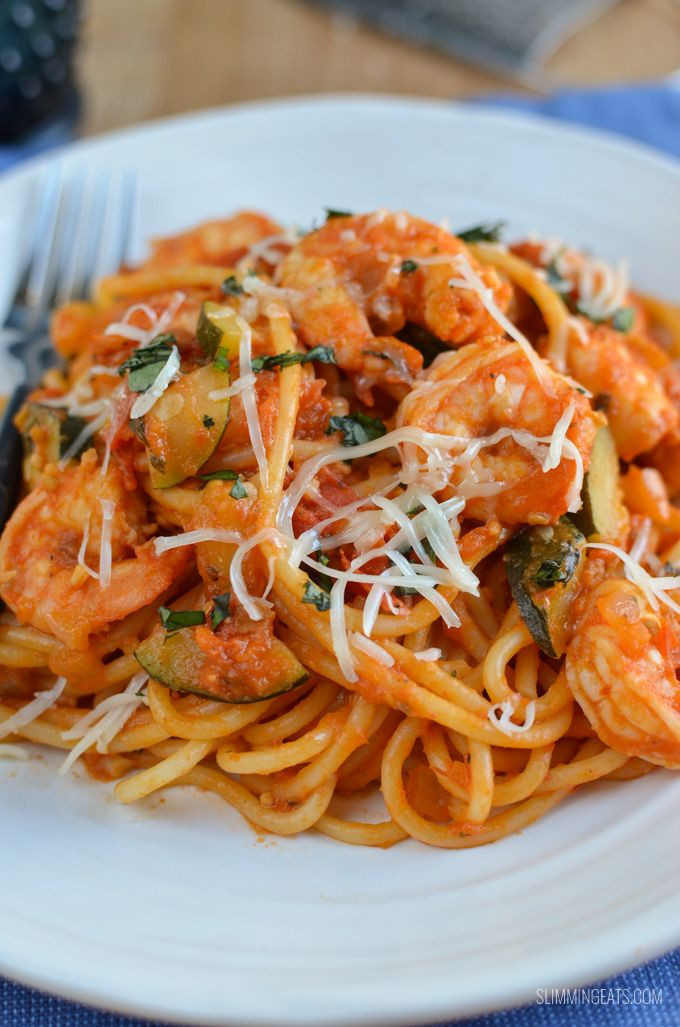Healthy Shrimp Pasta Recipes Weight Watchers
 Best 25 Spicy shrimp pasta ideas on Pinterest