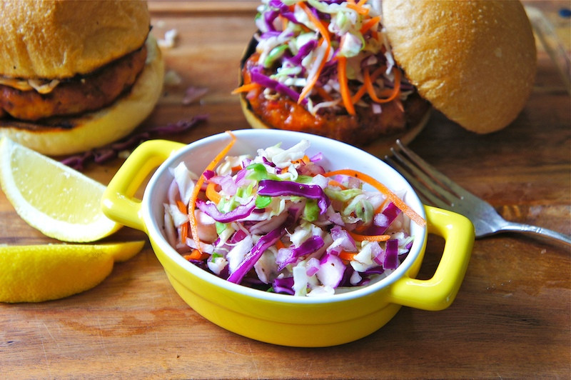 Healthy Side Dishes For Burgers
 Seasaltwithfood Sweet And Tangy Coleslaw