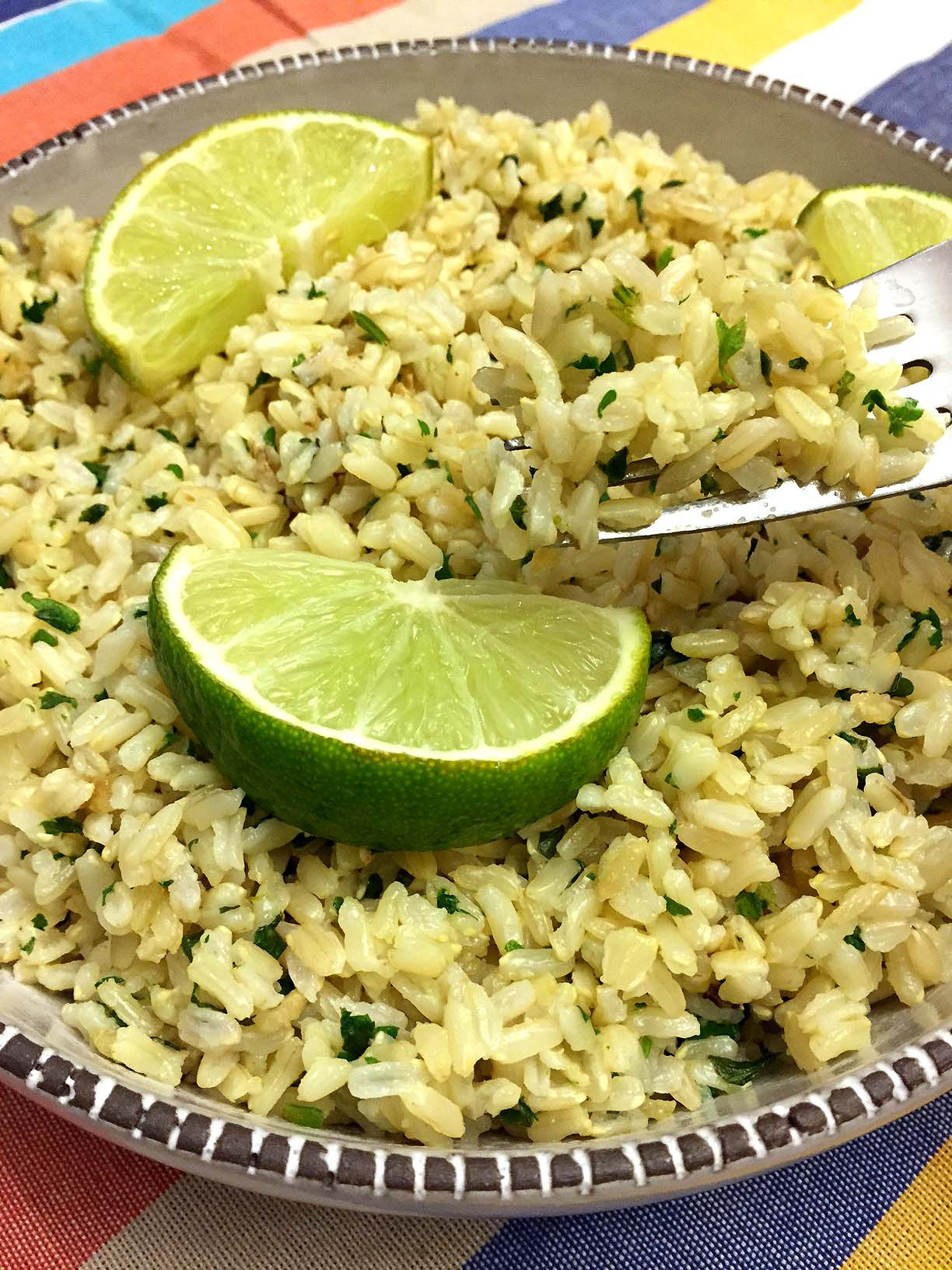 Healthy Side Dishes For Fish
 Chipotle Cilantro Lime Rice White Brown Copycat