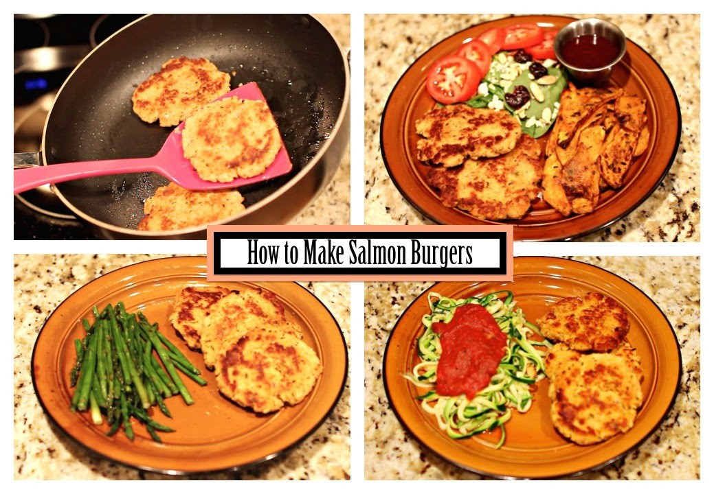 Healthy Side Dishes For Hamburgers
 How to Make Salmon Burgers Easy Recipe With Healthy