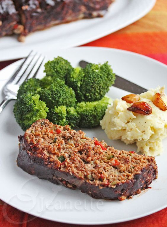 Healthy Side Dishes For Meatloaf
 Balsamic Glazed Roasted Ve able Meatloaf