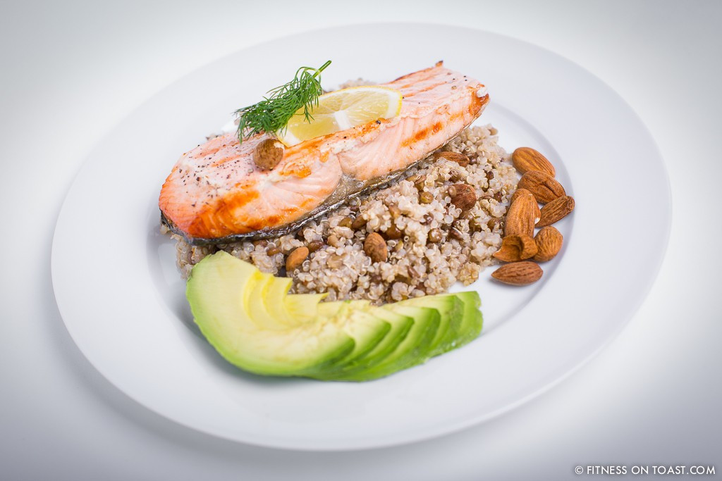 Healthy Side Dishes For Salmon
 FESTIVE GRILLED SALMON LENTILS QUINOA AND AVOCADO