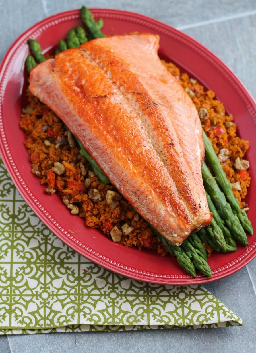 Healthy Side Dishes For Salmon
 Frugal Foo Mama Pan Seared Salmon with Asparagus