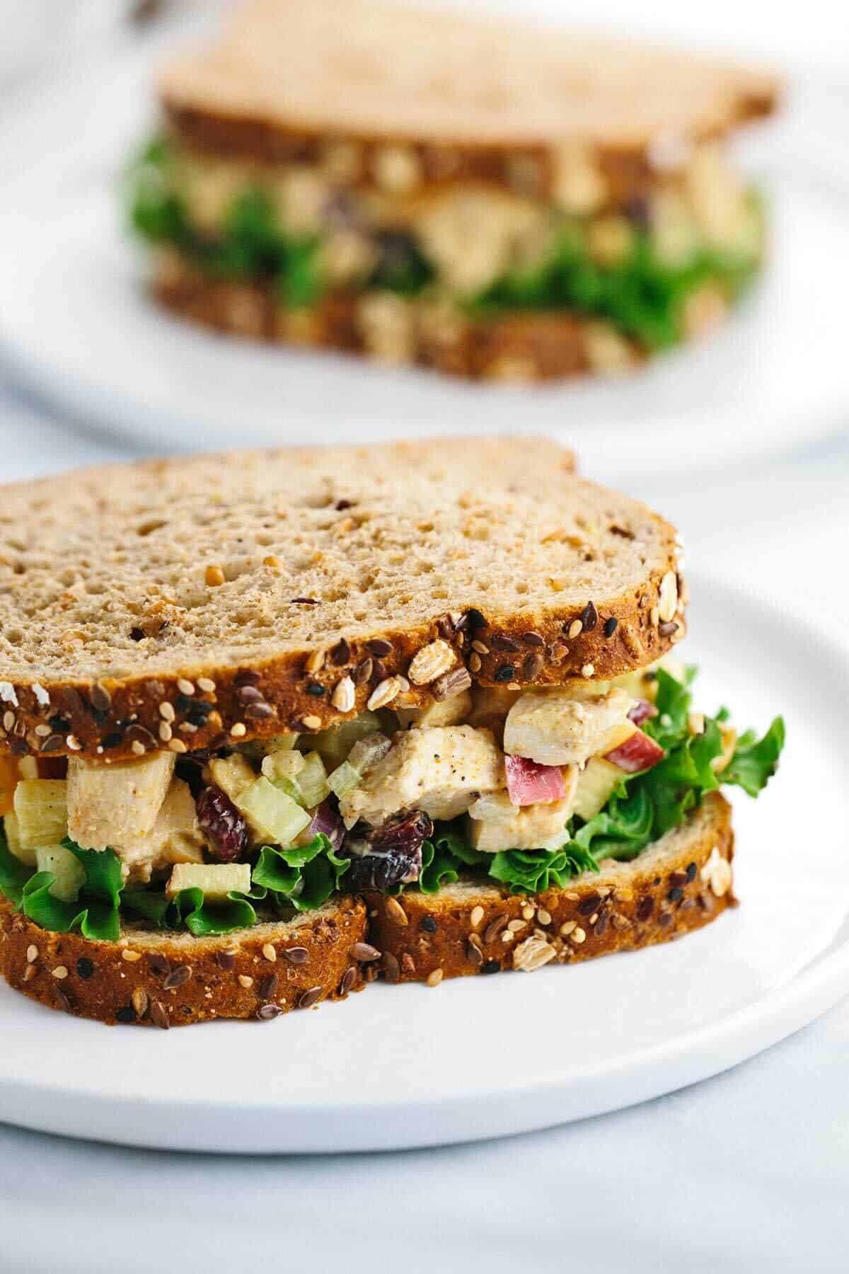 Healthy Side Dishes For Sandwiches
 Greek Yogurt Curried Chicken Salad Sandwich Recipe