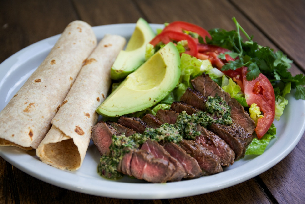 Healthy Side Dishes For Steak
 Spicy Chimichurri Steak — My Healthy Dish