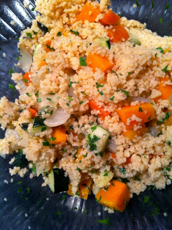 Healthy Sides For Baked Chicken
 Couscous with roasted ve ables