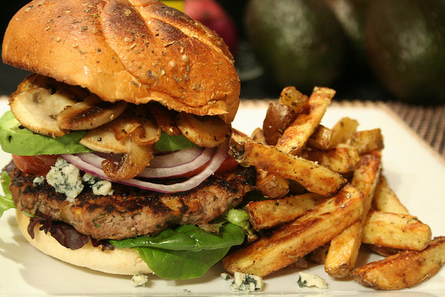 Healthy Sides For Hamburgers
 Healthy Hamburger and Fries • The Healthy Foo