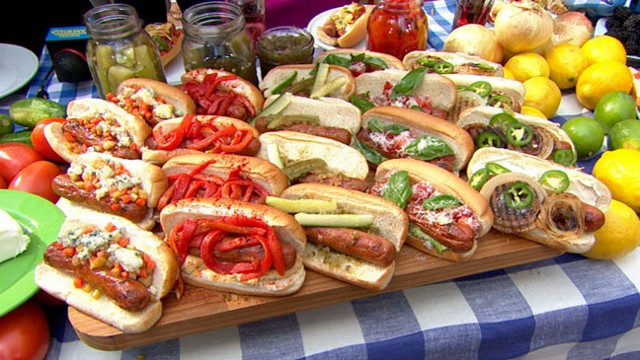 Healthy Sides For Hot Dogs
 Rachael Ray Recipes Unique Toppings for Hot Dogs Paired