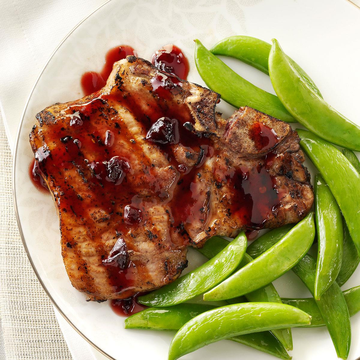 Healthy Sides For Pork Chops
 Chipotle Raspberry Pork Chops Recipe