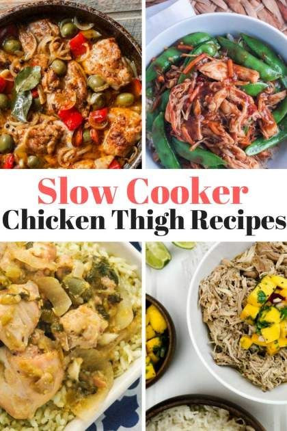 Healthy Slow Cooker Chicken Thighs
 1238 best Slender Kitchen images on Pinterest