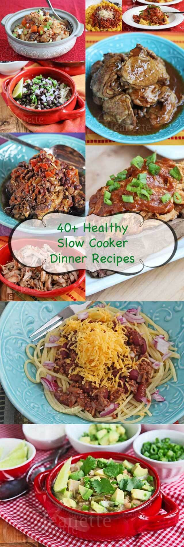 Healthy Slow Cooker Dinner Recipes 20 Ideas for 40 Healthy Slow Cooker Dinner Recipes Jeanette S