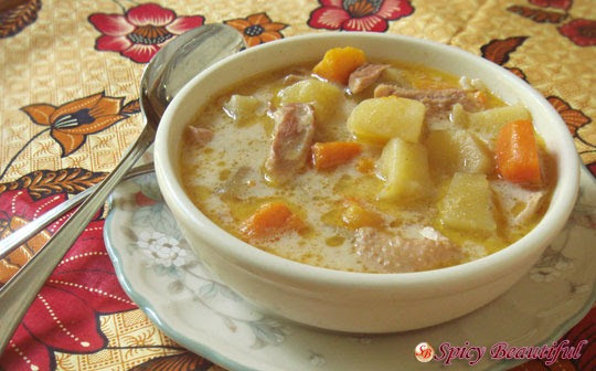 Healthy Slow Cooker Potato Soup
 Spicy Beautiful Slow Cooker Sunday Chicken Potato Soup