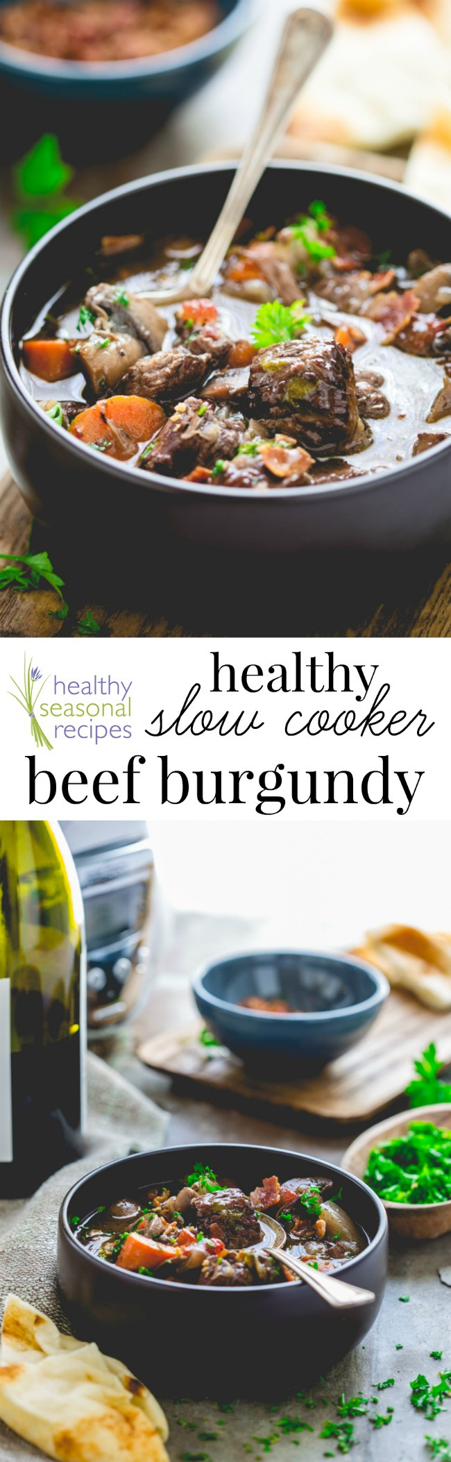 Healthy Slow Cooker Recipes Beef
 healthy slow cooker beef burgundy Healthy Seasonal Recipes